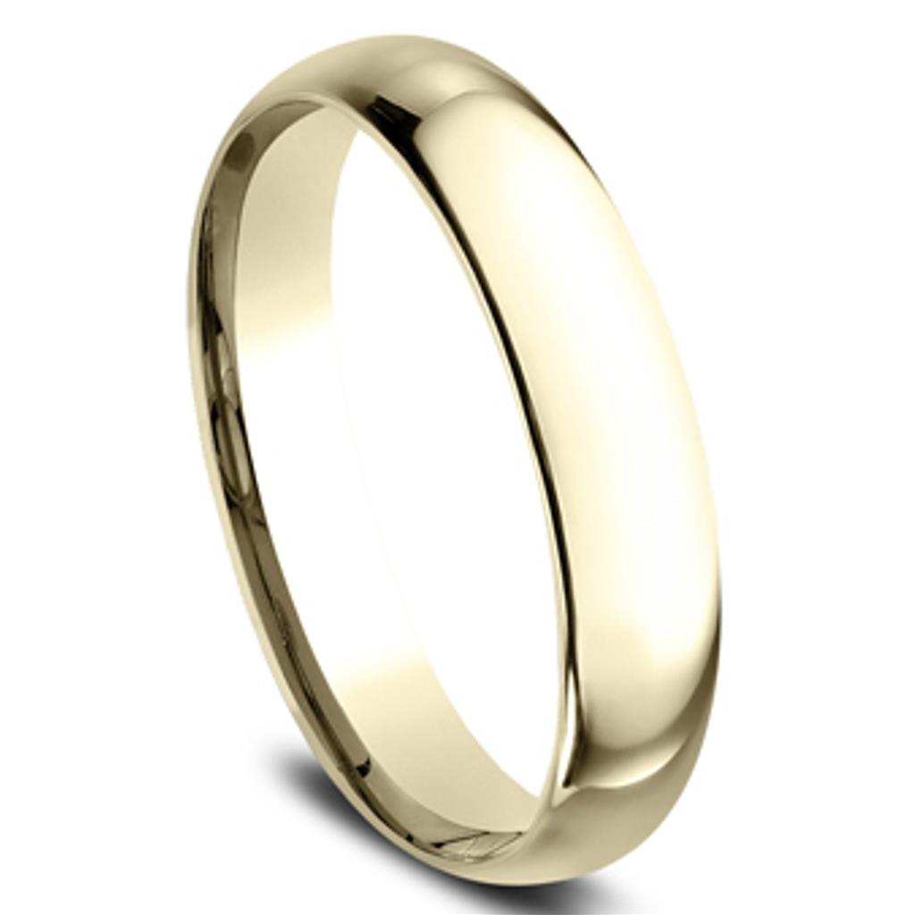 Benchmark 14K Yellow Gold 4mm Plain Band LCF14014KY06.5