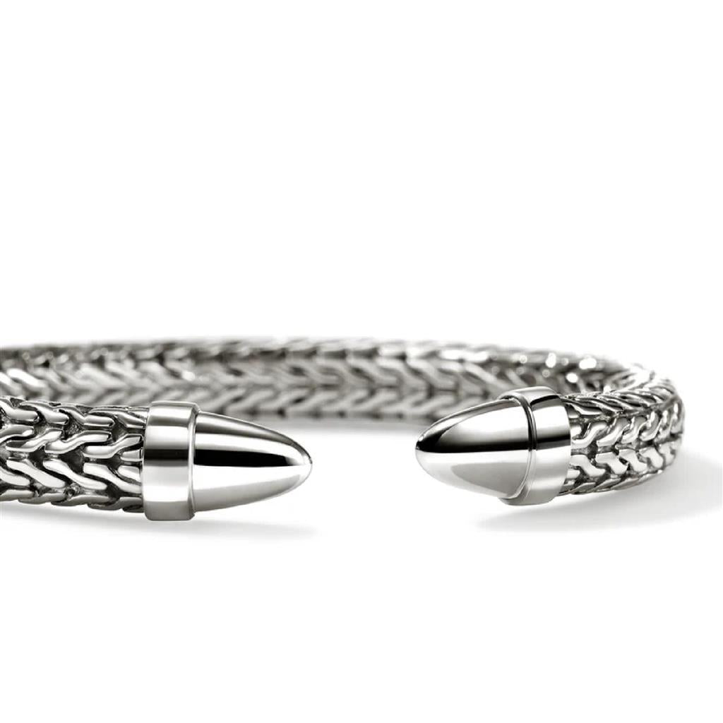John Hardy Sterling Silver Spear 50 Flex Cuff Bracelet CB98796XM