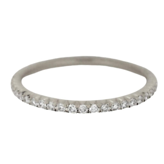 Platinum 1/2 Way Diamond Band AD1320P