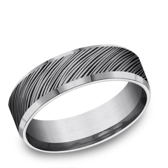 Benchmark Tantalum Cross Bark Band CFBP847619GTA10