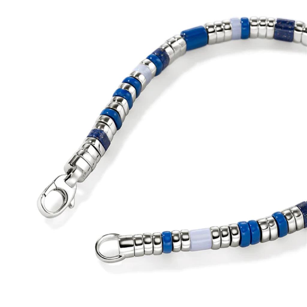John Hardy Colorblock Sterling Silver Lapis Lazuli Bracelet 
