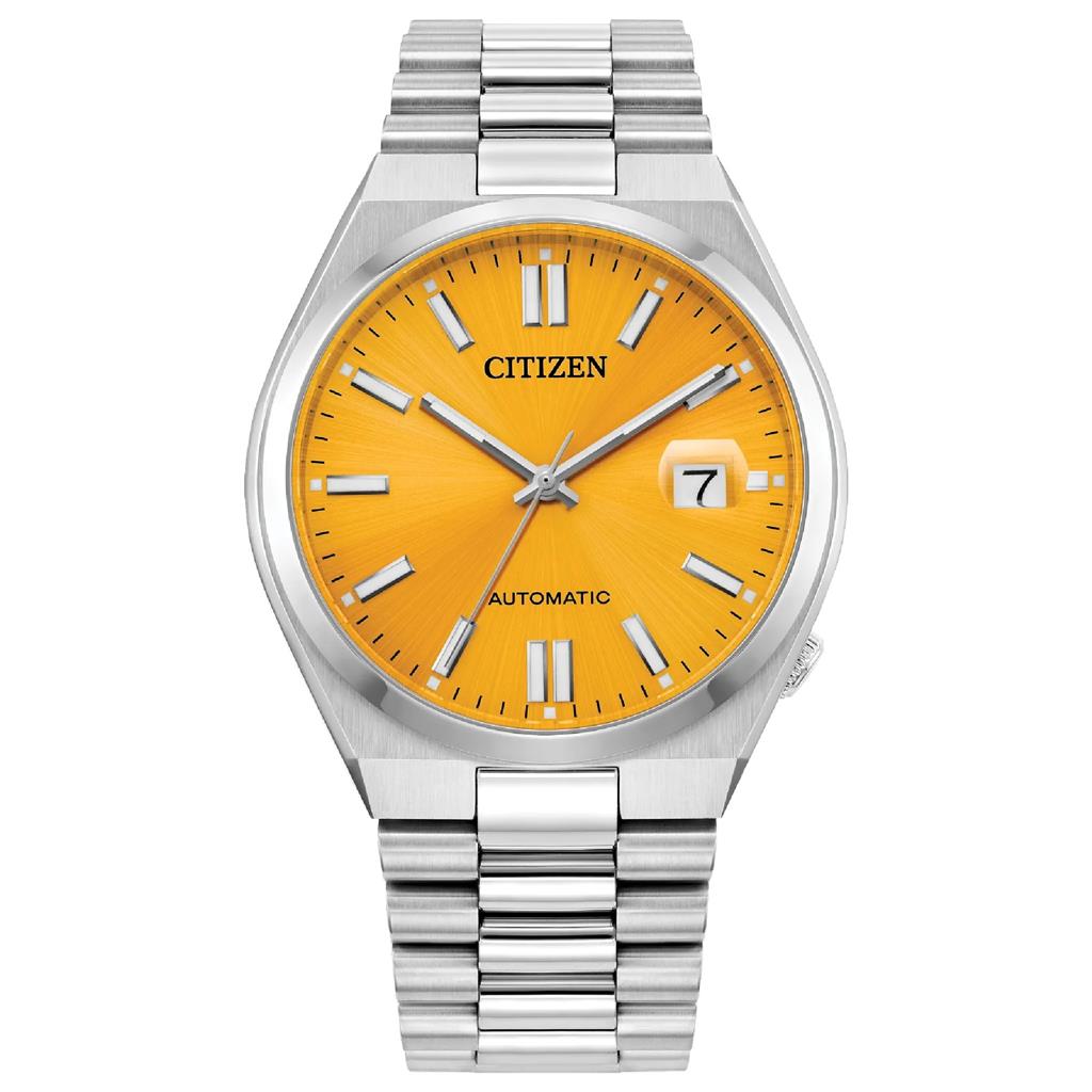 Citizen Gents Tsuyosa Yellow Dial Automatic Watch NJ0150-56Z