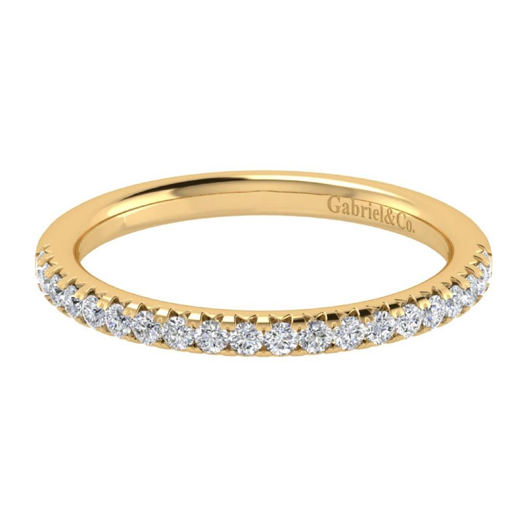 Gabriel & Co 14K Yellow Gold Diamond Band AN12920Y44JJ