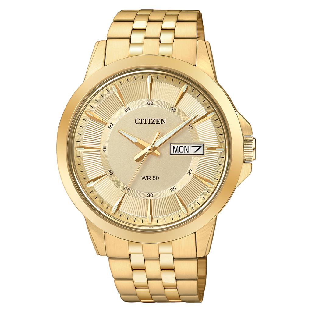 Citizen Gents Gold Tone Quartz Watch BF2013-56P