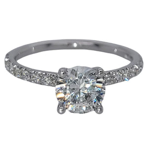 Platinum Diamond Engagement Ring AD1681P75