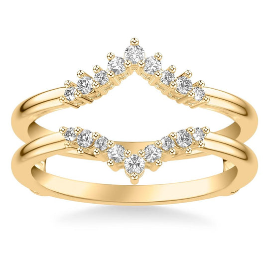 Frederick Goldman 14K Yellow Gold Curved Diamond Enhancer Ring 35-9430Y-L.00