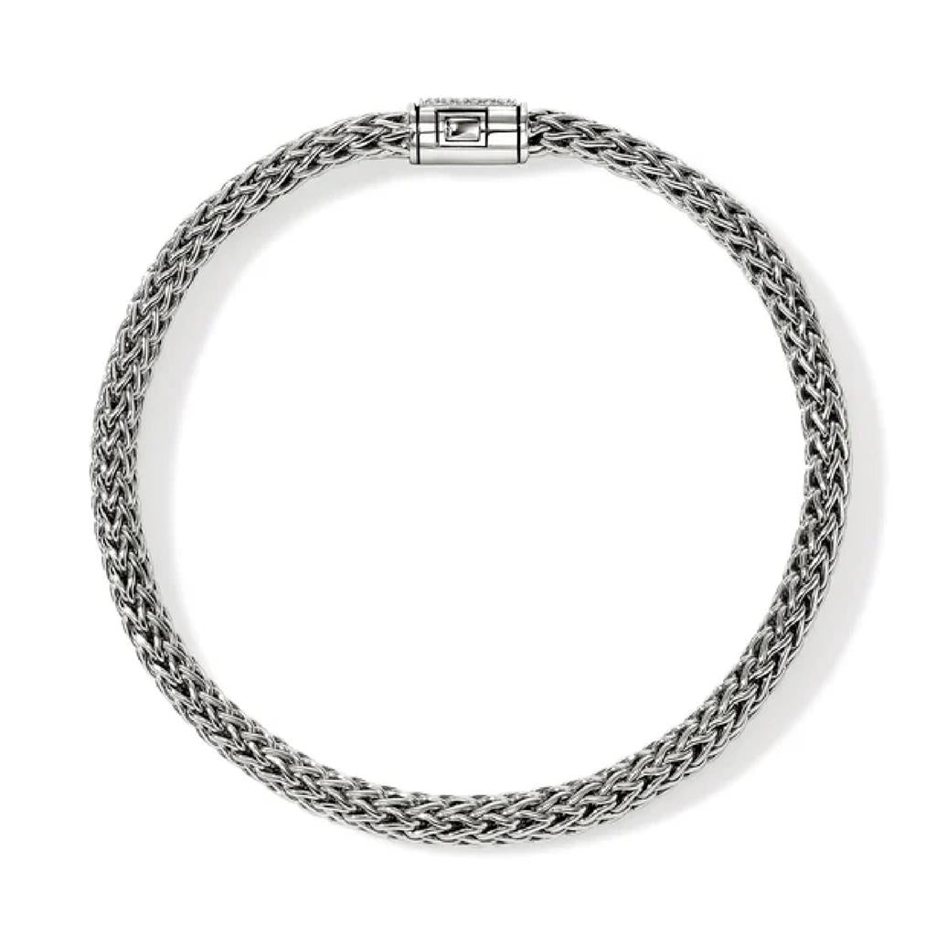 John Hardy Sterling Silver Icon Diamond Bracelet BUP9900962DIXUM
