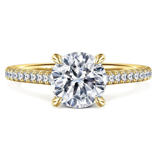 Gabriel & Co 14K Yellow Gold Diamond Engagement Ring ER16129R6Y44JJ