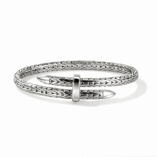 John Hardy Sterling Silver Spear Flex Cuff CM901107XL