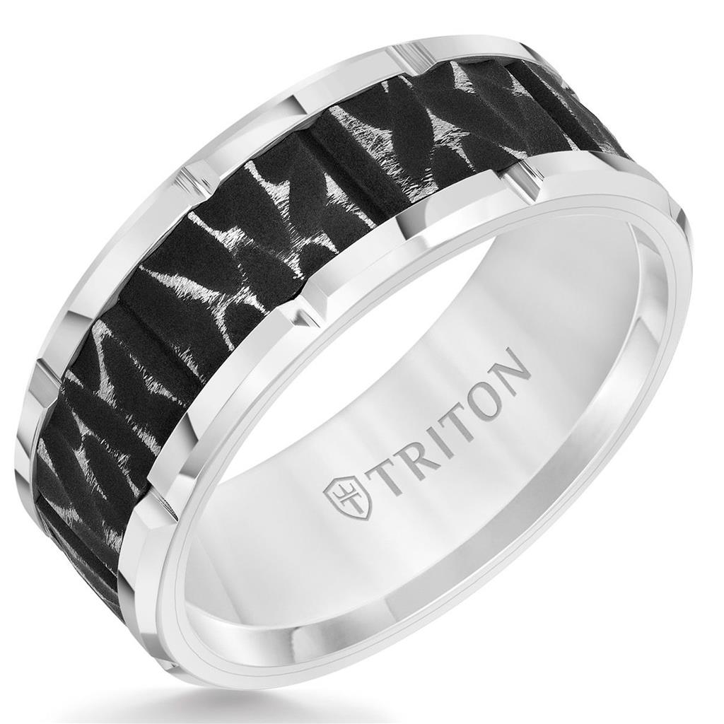 Tungsten Sandblasted Textured Band 11-6010WC9-G.00