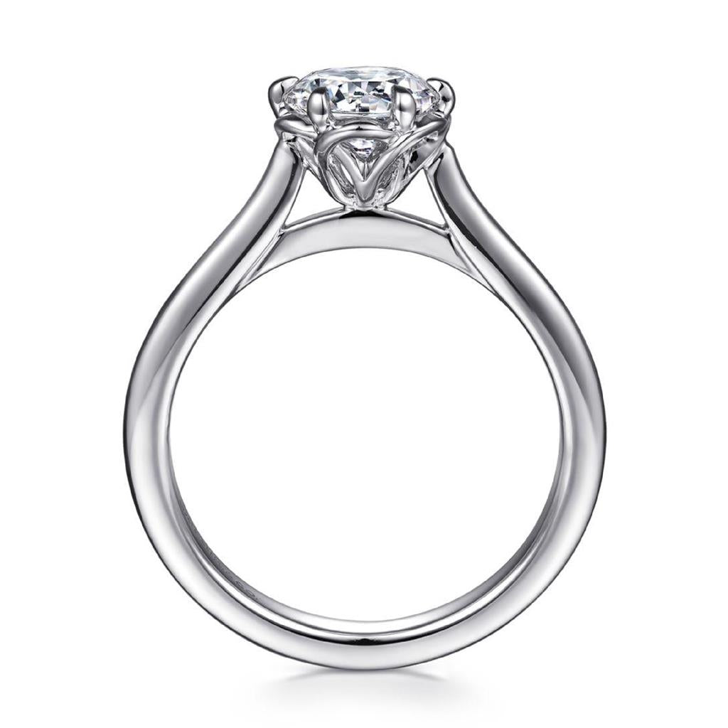 Gabriel 14KW Solitaire Ring Mounting ER15762R4W4JJJ