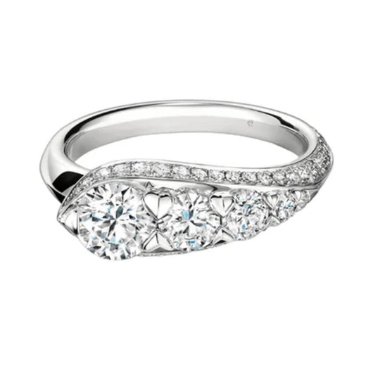 Hearts on Fire 18K White Gold Evermore Diamond Ring UU31028WGHV1506500