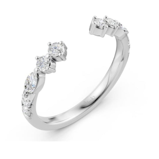 Uneek 18K White Gold Eclipse Collection Fashion Ring RB4359W