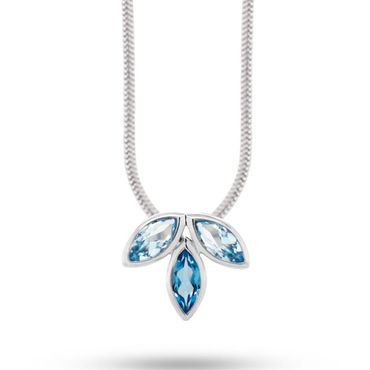 Joryel Vera Sterling Silver Mixed Topaz Pendant P3842-BT/SBT