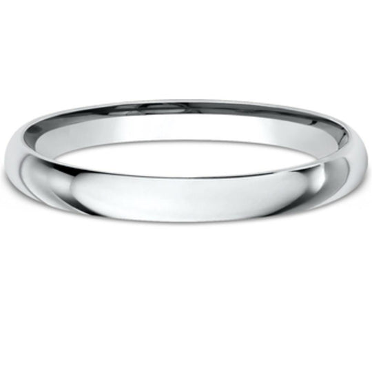Benchmark 14K White Gold 2mm Comfort Fit Plain Band LCF12014KW10