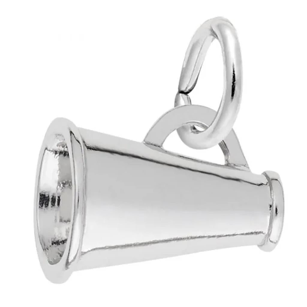 Rembrandt - Sterling Silver Small Megaphone Charm - 5597