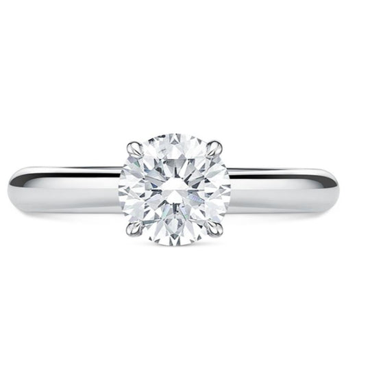 Hearts On Fire Platinum Illustrious Hidden Halo Engagement Ring UU2905PTISI1006500