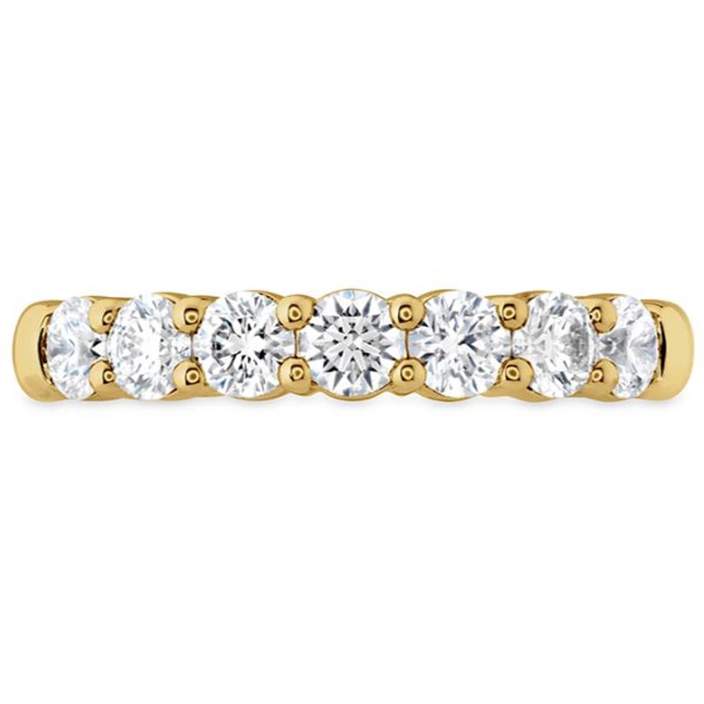 Hearts On Fire 18K Yellow Gold 7 Stone Diamond Band UU27288YGHV0456500