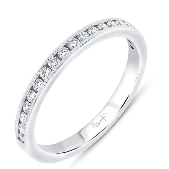 Uneek 14K White Gold Channel Set Diamond Band RB2002U-HF