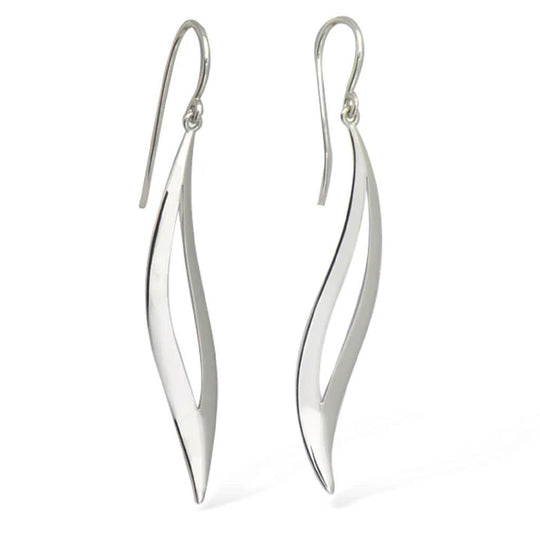 Joryel Vera Sterling Silver Petal Dangle Earrings E9319