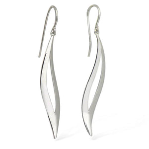 Joryel Vera Sterling Silver Petal Dangle Earrings E9319