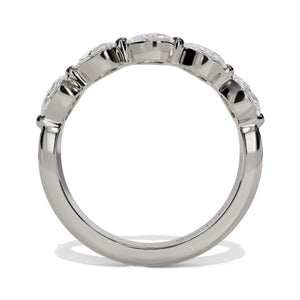 Costar 14K White Gold Pear Shaped Diamond Band R15153WB075