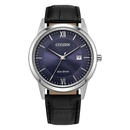 Citizen Gents Silver Tone Stainless Steel Classic Collection Eco Drive Watch AW1780-09L