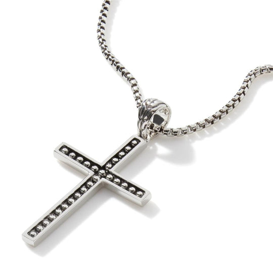 John Hardy Men's Sterling Silver Cross Pendant NB999653X20