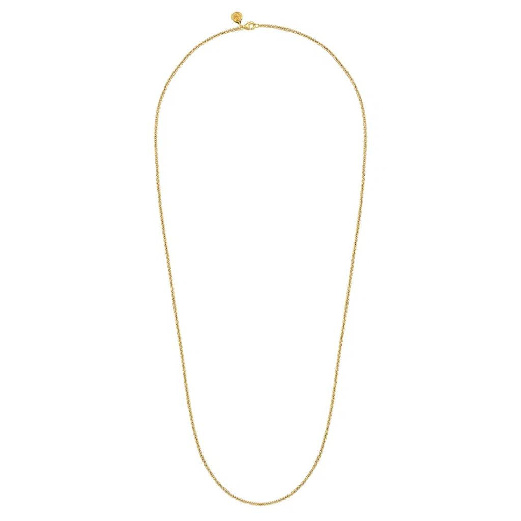 Gabriel & Co 14K Yellow Gold Link Chain Necklace NK7127-24Y4JJJ