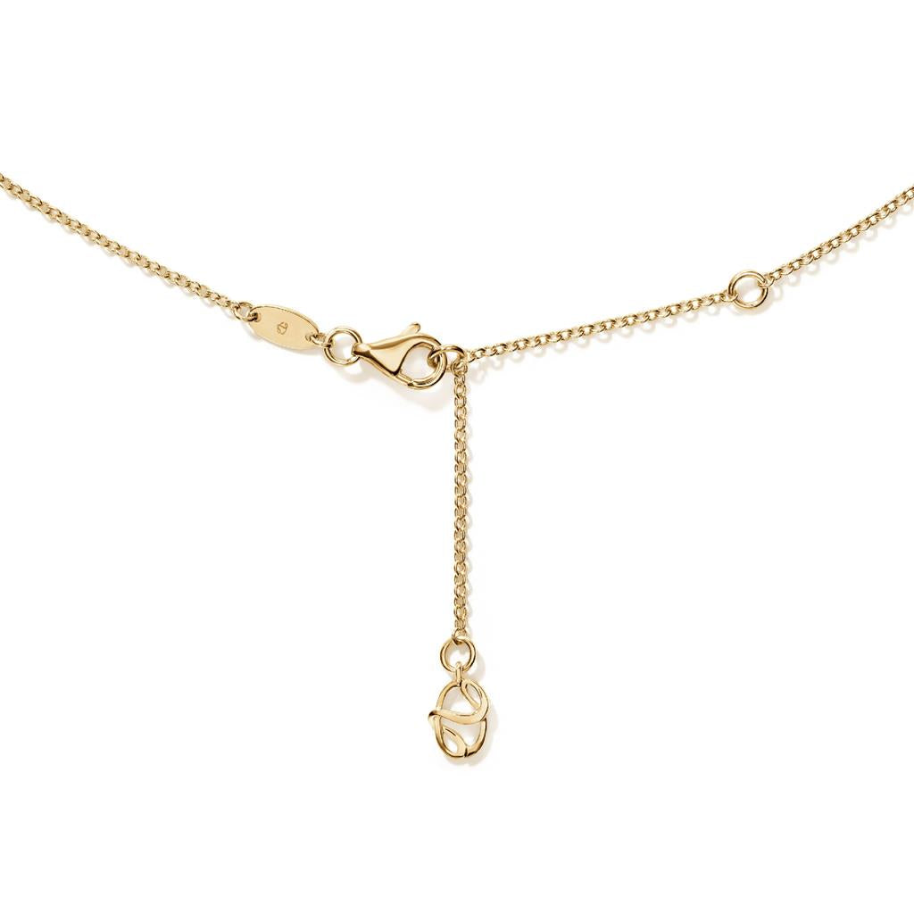 Hearts On Fire 18K Yellow Gold Barre Diamond Pave Necklace UU28778Y