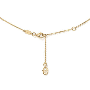 Hearts On Fire 18K Yellow Gold Barre Diamond Pave Necklace UU28778Y