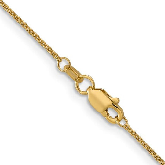 14K Yellow Gold 1.1mm Cable Chain 4071-22