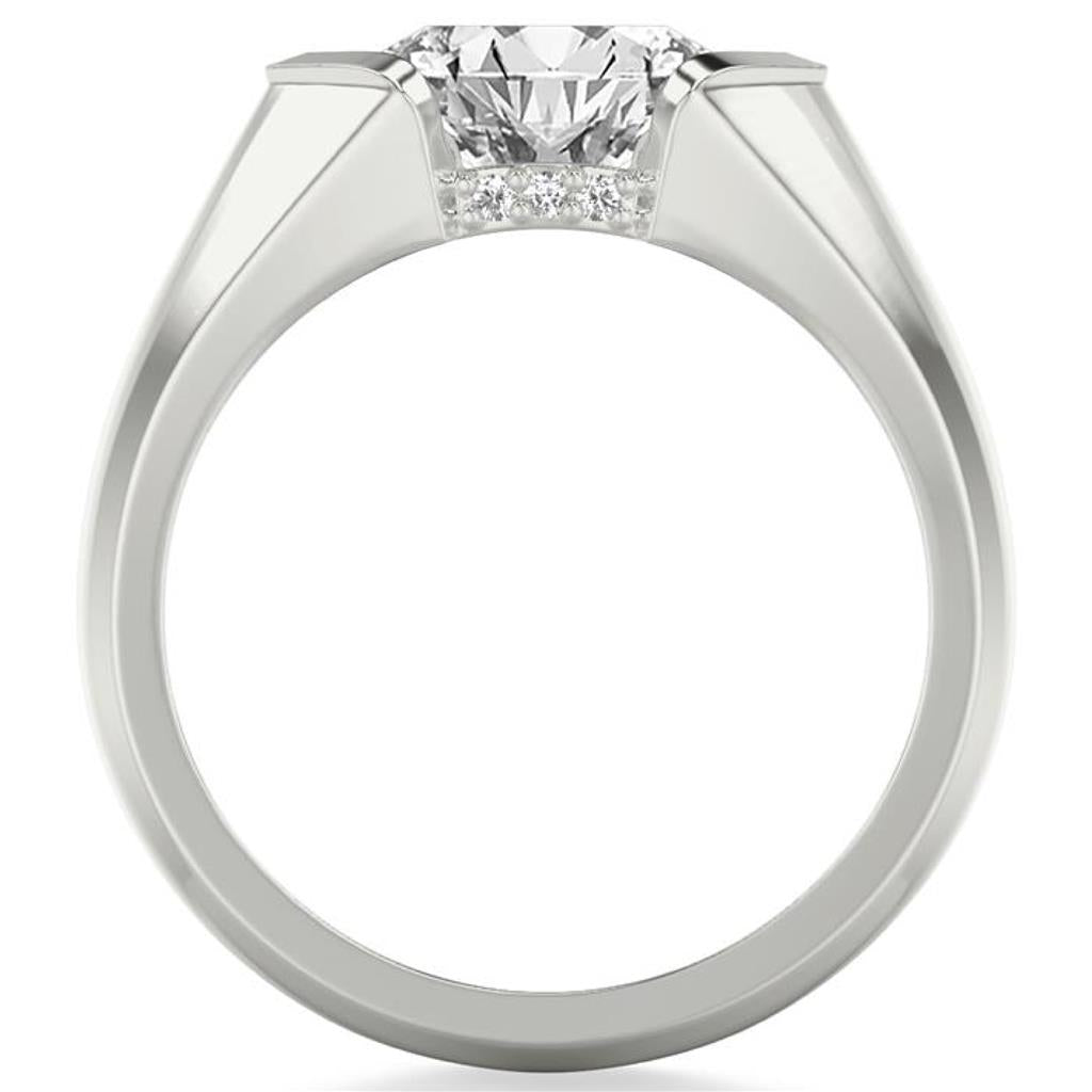 14KW Oval Hidden Halo East/West Engagement Ring 31-12167GVW-E.00