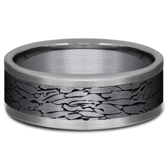 Benchmark Tantalum Fracture Rock Band CF128374BKTGTA10