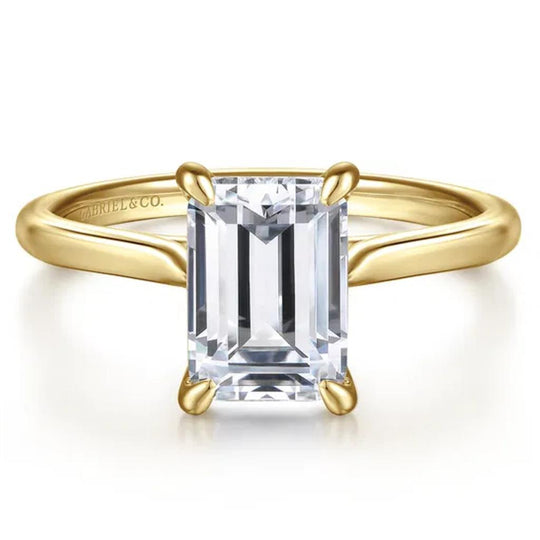 Gabriel & Co 14K Yellow Gold Solitaire Engagement Ring ER16336E8Y4JJJ