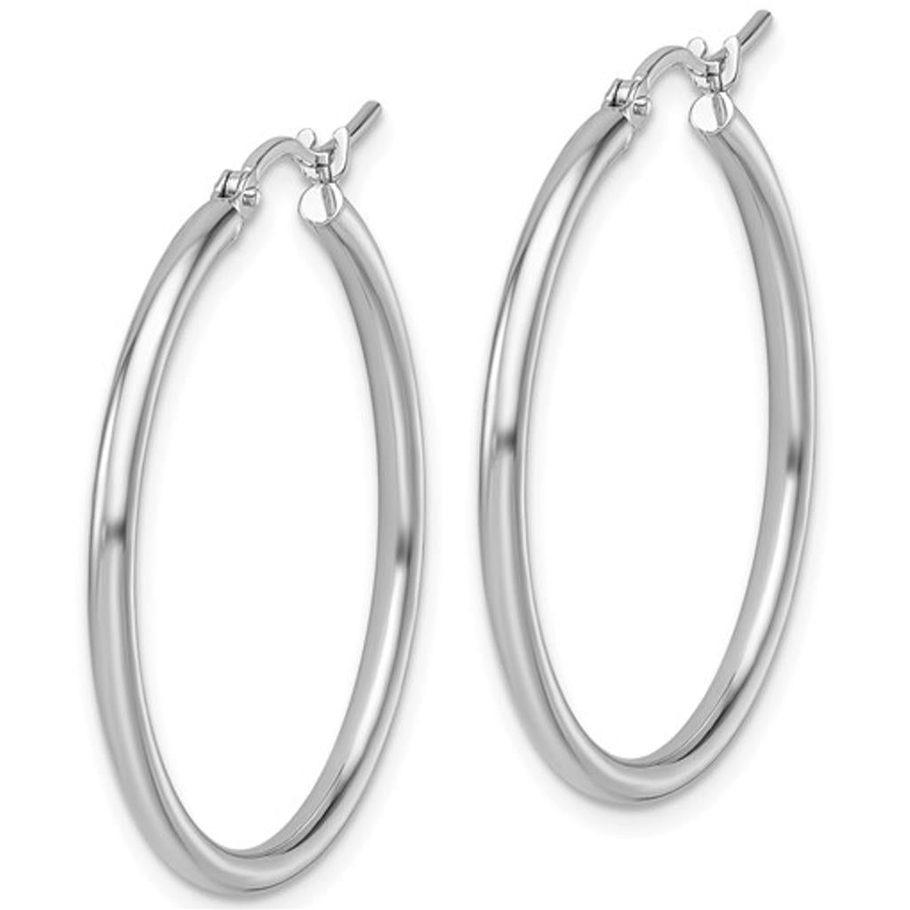 14KW Medium Hoop Earrings - 47W