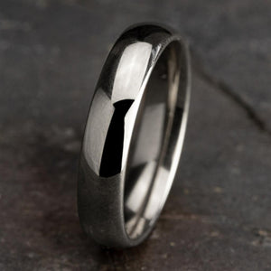 Benchmark 14K White Gold 5mm Comfort Fit Band LCF15014KW06.5