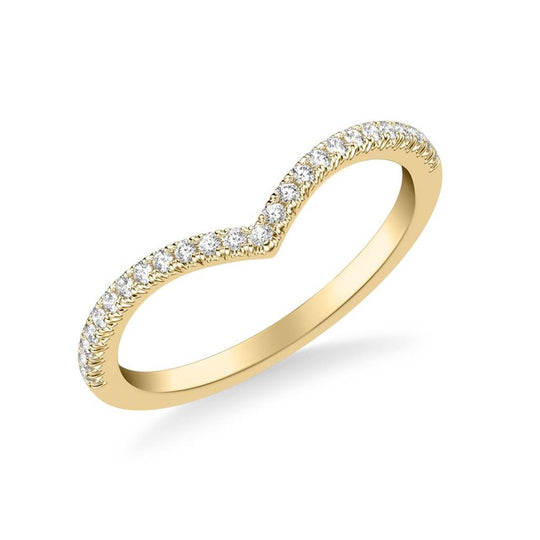 Frederick Goldman 14K Yellow Gold Curved Diamond Enhancer Band 31-12095Y-L.00