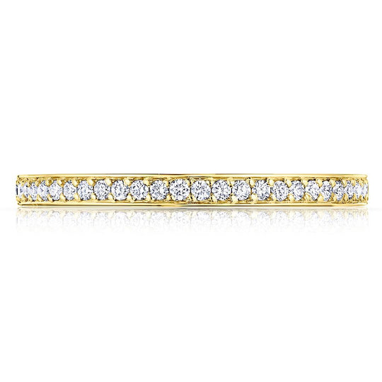 Tacori 18K Yellow Gold Dantela 1/2 Way Diamond Band 2630 B SMP 1/2 Y