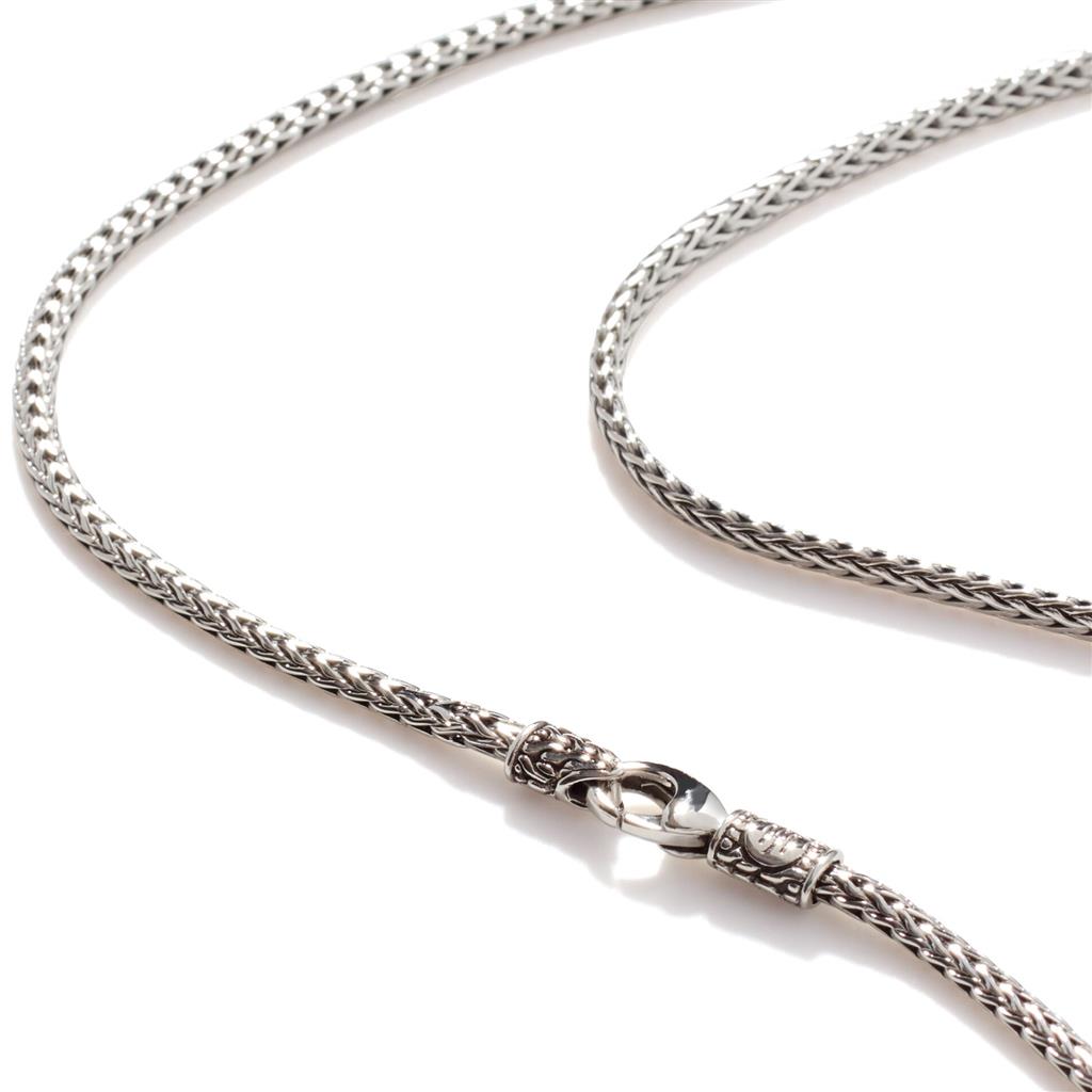 John Hardy Sterling Silver Chain Mini Necklace NB92CX18