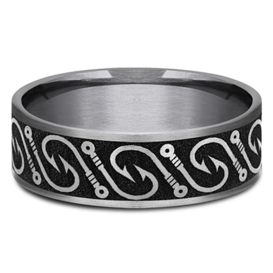 Benchmark Gray & Black Tantalum Fish Hook Band CFT6775172GBKTGTA10