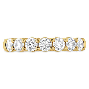 Hearts On Fire 18K Yellow Gold Signature 7 Stone Diamond Band UU27288YGHV0906500