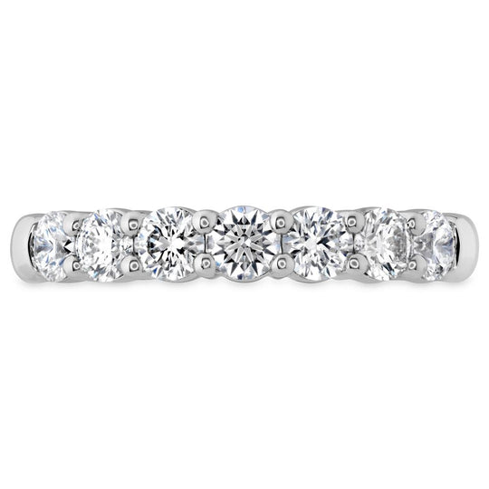 Hearts On Fire 18K White Gold 7 Stone Diamond Band UU27288WGHV0456500