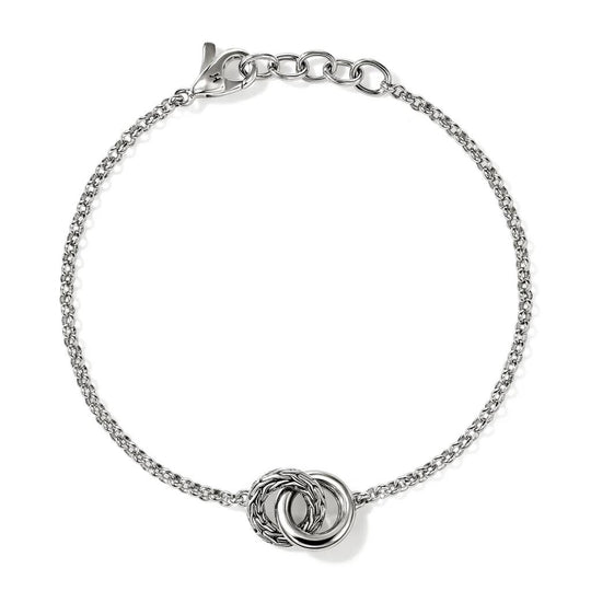 John Hardy Sterling Silver Interlinking Bracelet BU98975XUM