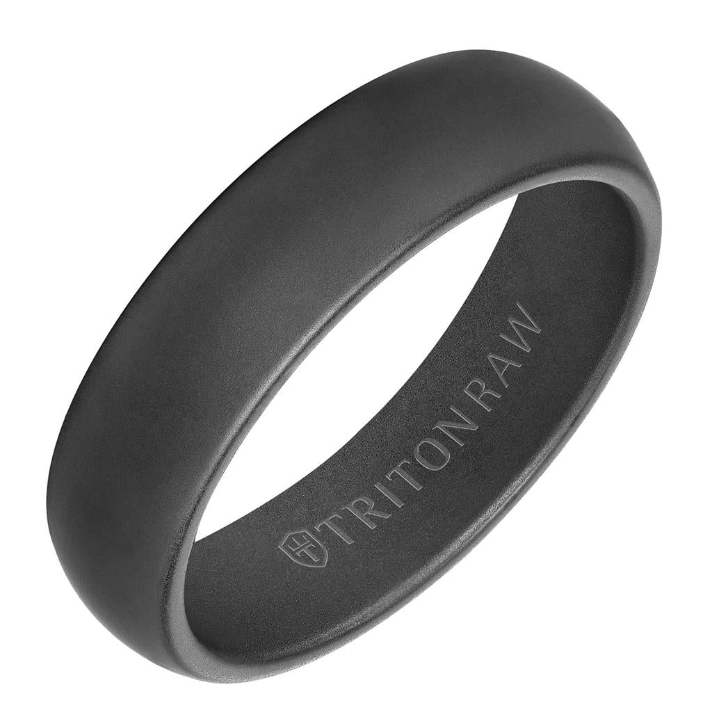 Tungsten Rounded Edge Band 11-RAW0124BC6-G.00