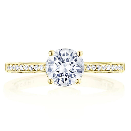 Tacori 14K Yellow Gold Coastal Crescent Engagement Ring P102 RD 6 FY