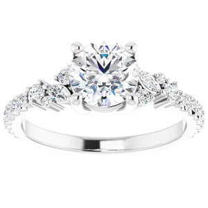 14KW Contemporary Diamond Ring Mounting 126161:584:P