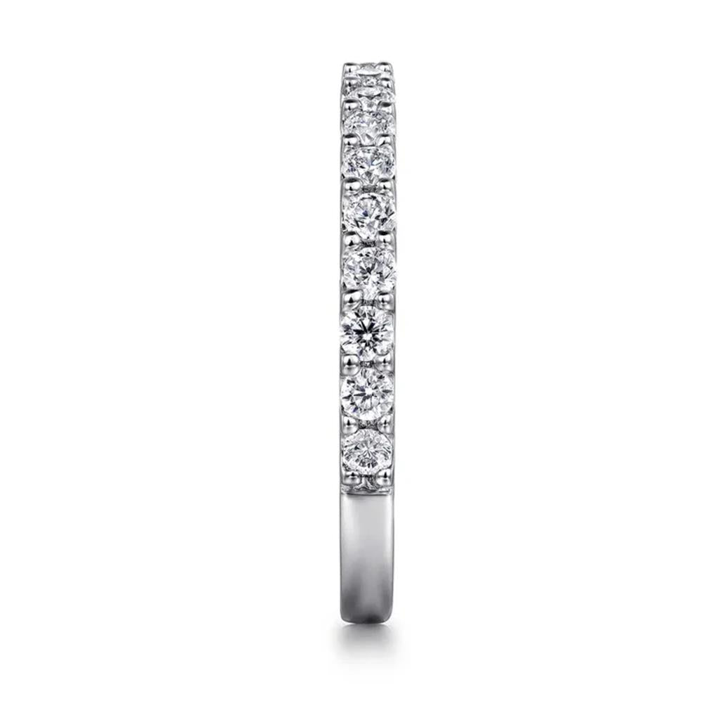 Gabriel & Co 14K White Gold Straight Diamond Band AN7574W44JJ