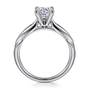Gabriel 14KW Solitaire Ring Mounting ER11749R3W44JJ