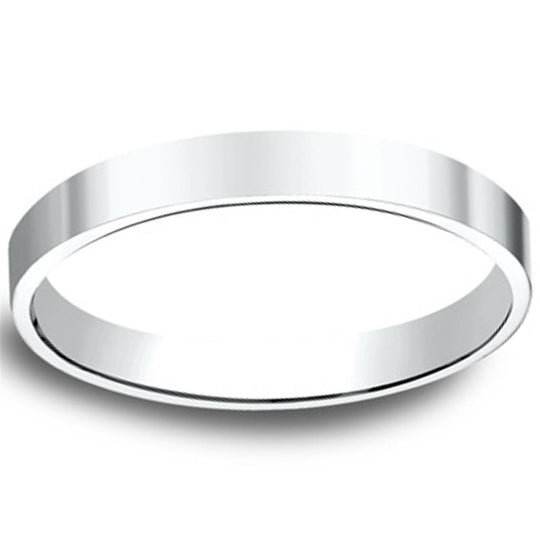 Benchmark 14K White Gold 2mm Flat Wedding Band 22014KW06